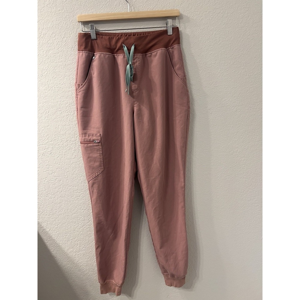FIGS Women's Zamora Jogger Scrub Pants Mineral Mauve Size Medium MT